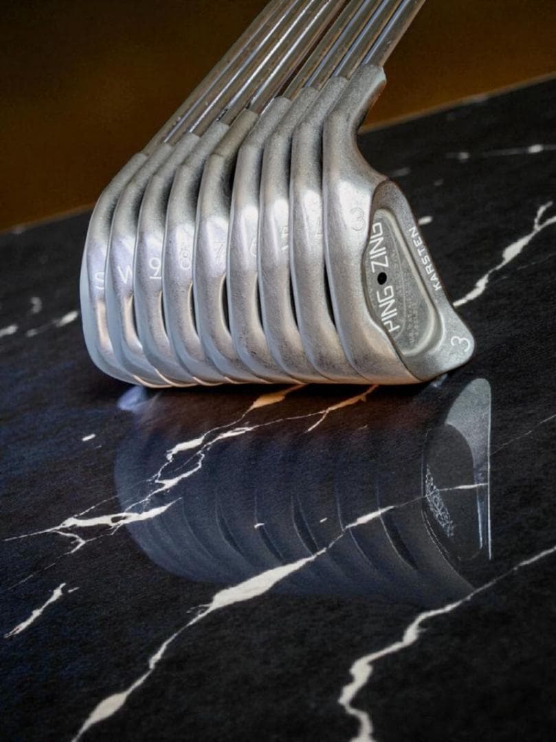 ピン PING●ZING 黒ドット 3番～9番 W.S アイアン9本セット