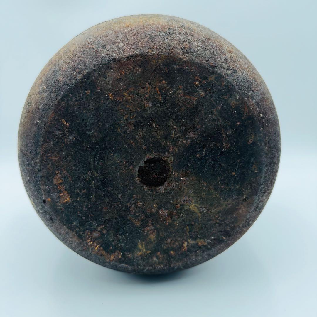 【初代宮崎寒雉　干支文字揉口筒釜　大西浄長極付箱】替蓋　極箱　茶道具