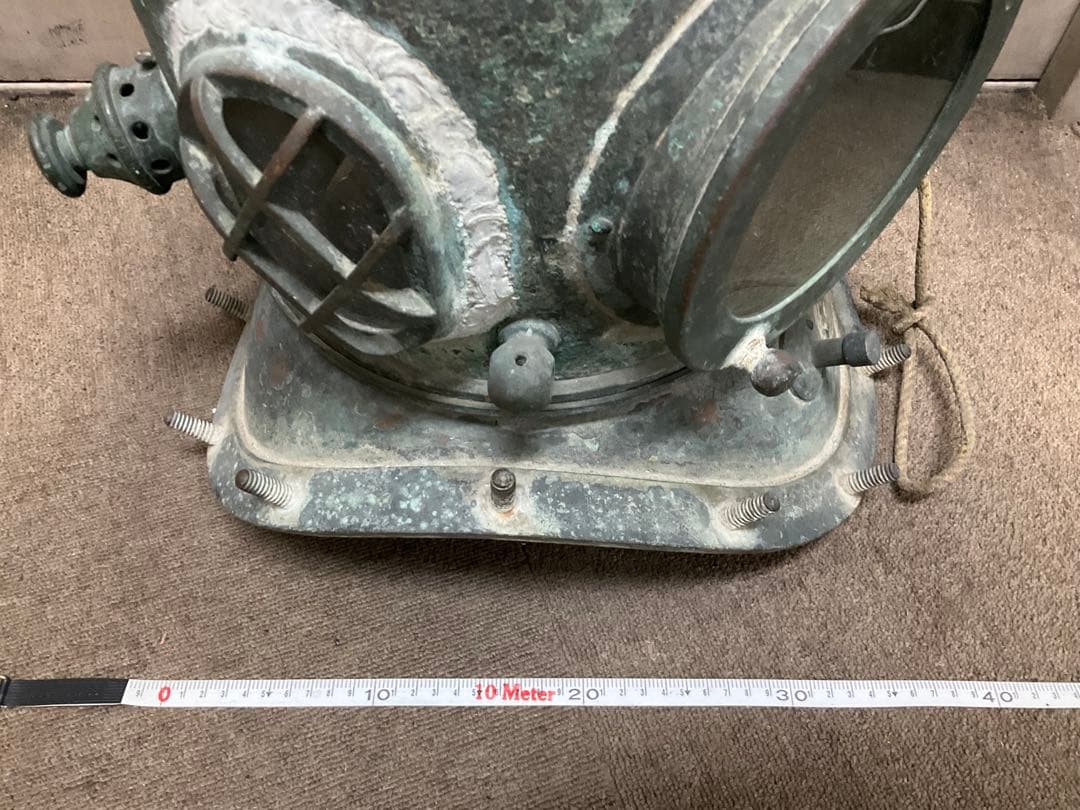 【実物・希少】東亜潜水機製 銅製潜水ヘルメット