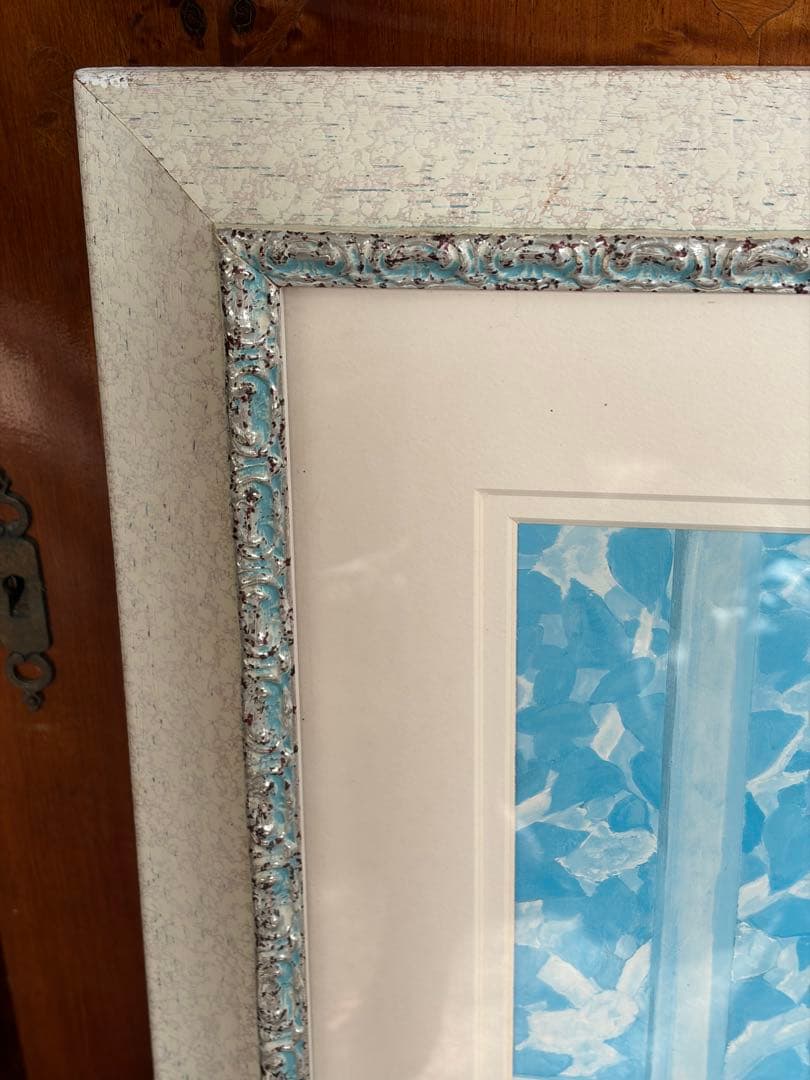 カシニョール額装　1995年の作品　庭園の薔薇