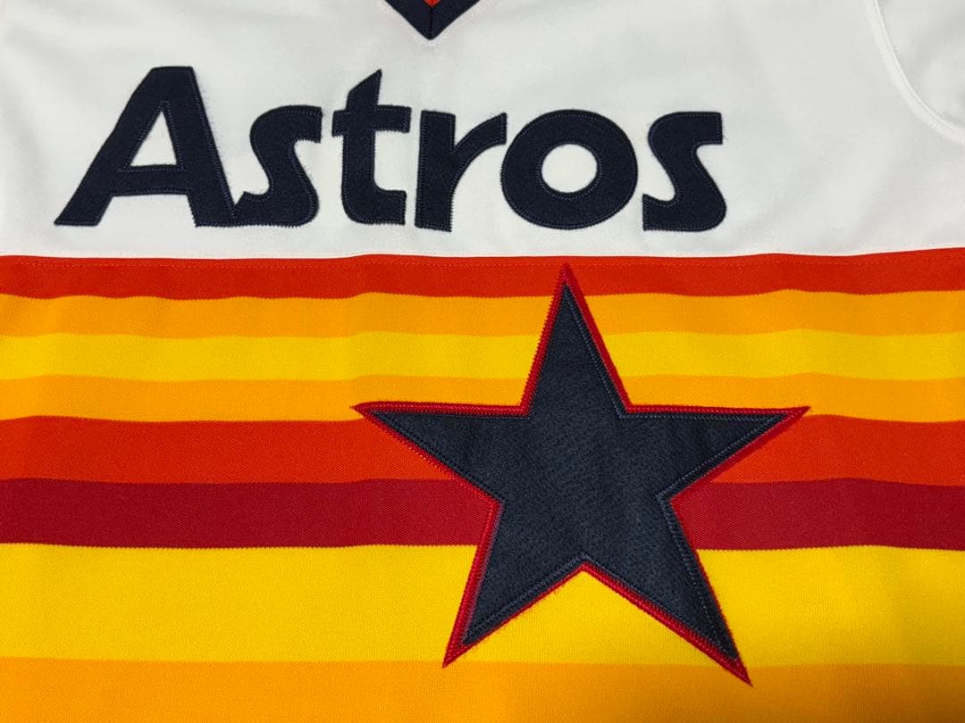 1980年代アストロズ ユニフォーム 復刻ユニフォーム サイズ:L