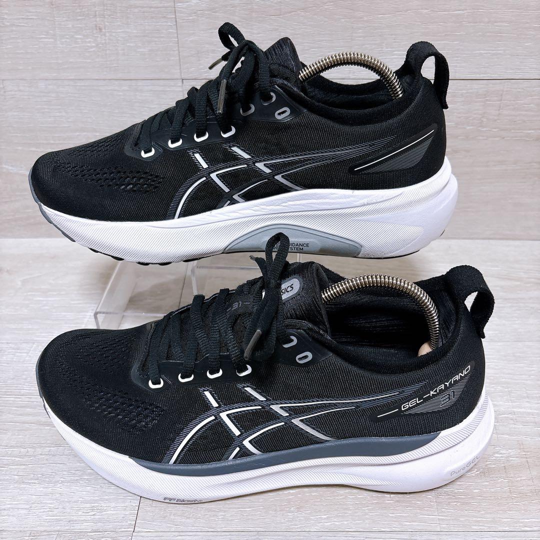 ⭐美品⭐アシックス asics ゲルカヤノ31 ランニングシューズ 25.5 黒