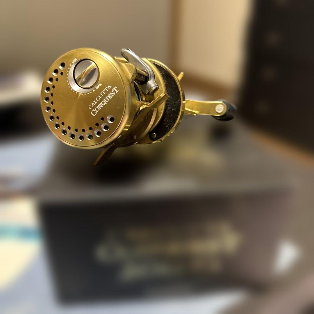 SHIMANO CALCUTTA CONQUEST 201HG ゴールド