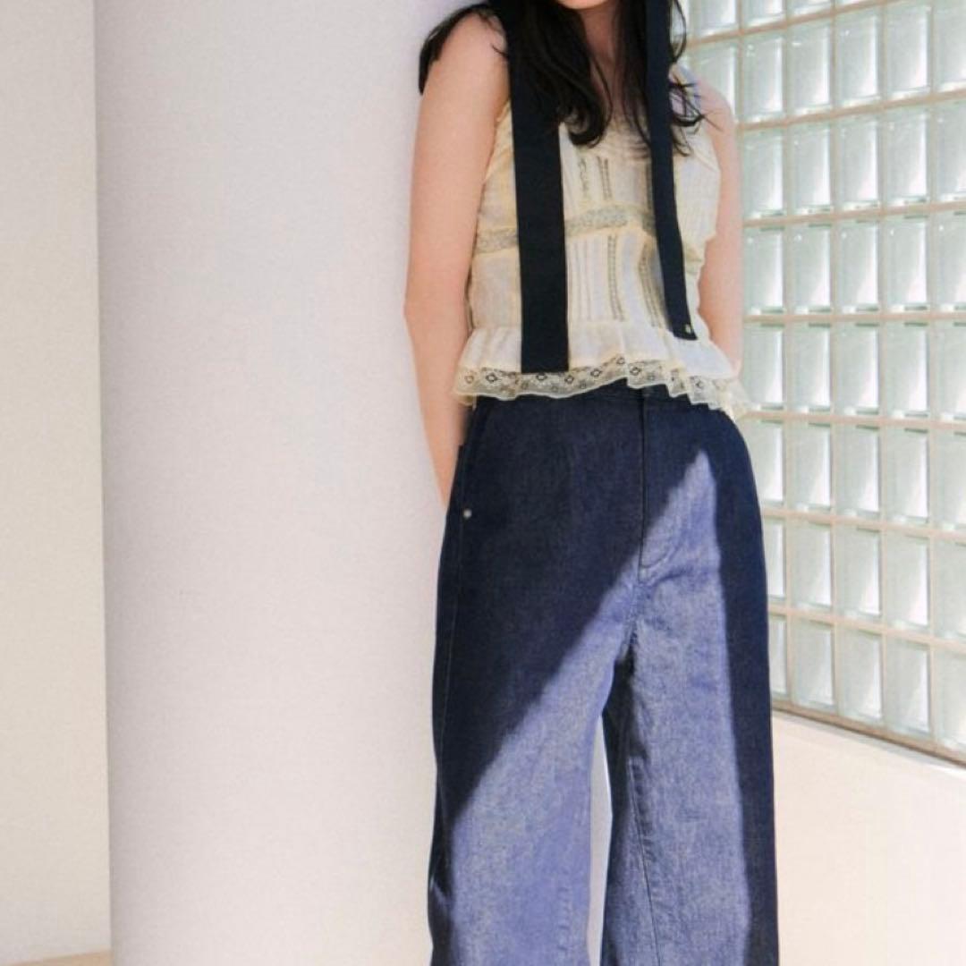 FRAY I.D デザインレースキャミソール