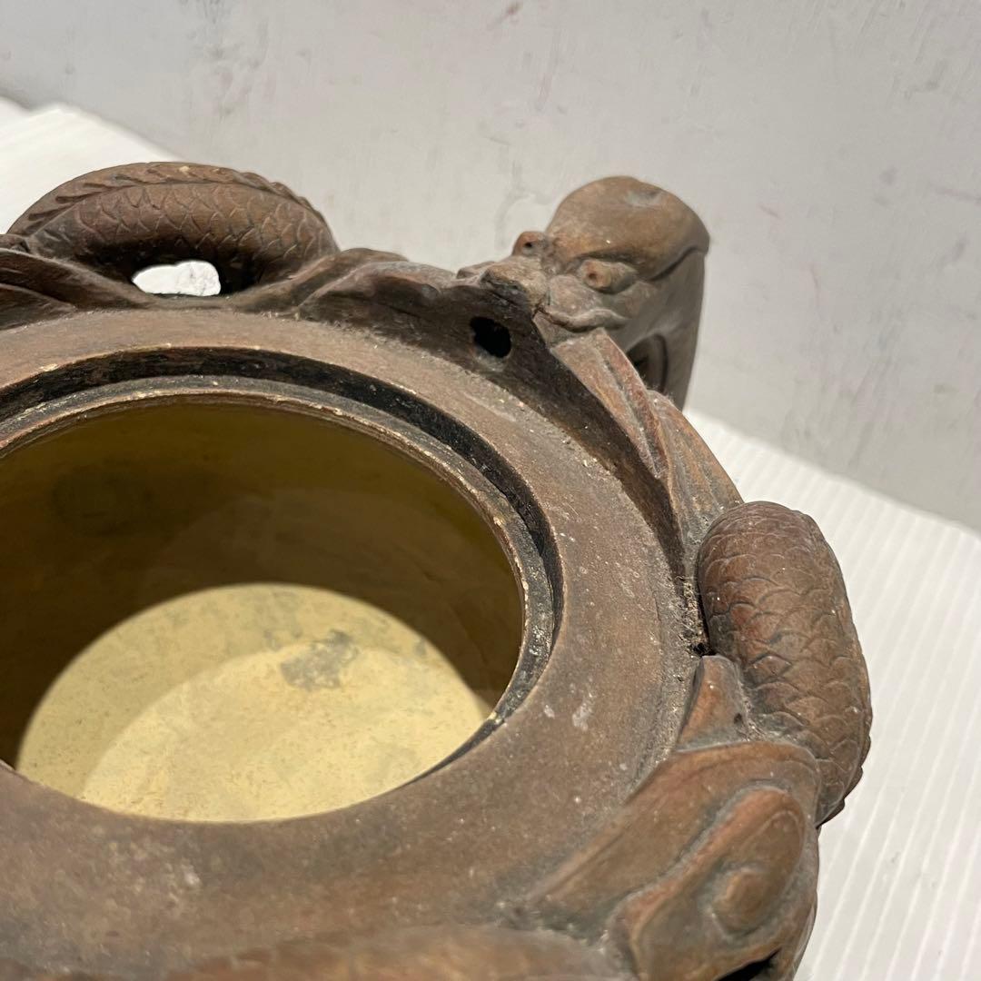 中国土産　急須　中国宜興 魚化龍　中国茶器　年代物　一点もの　アンティーク