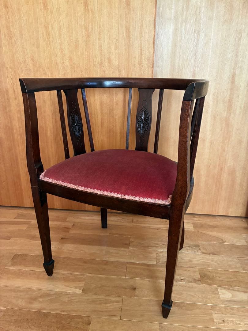 英国アンティーク ドール用イス◆マホガニー製 チェア