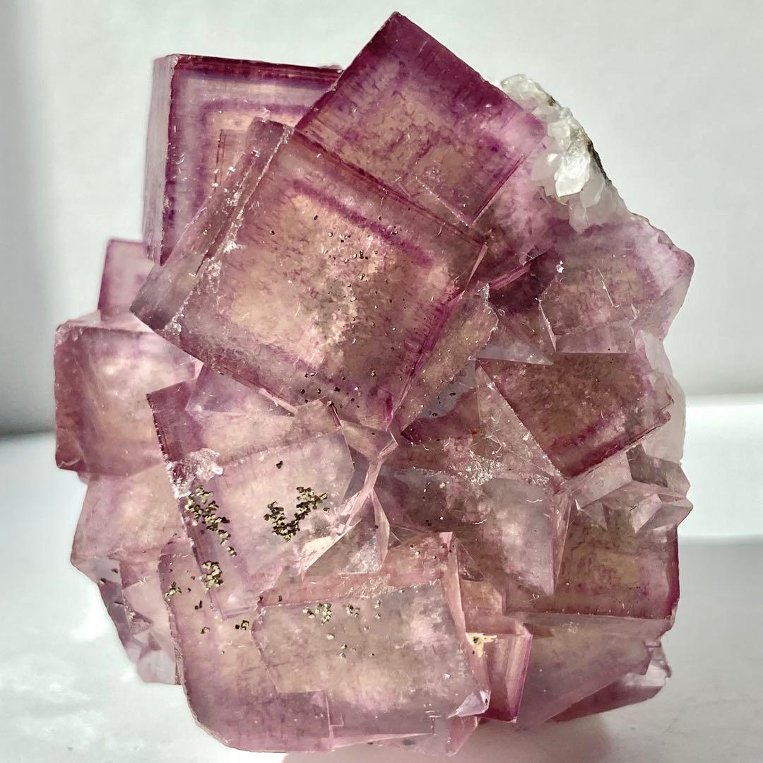 509 中国 ヤオガンシャン産 ウィンドウフローライト 満点星フローライト