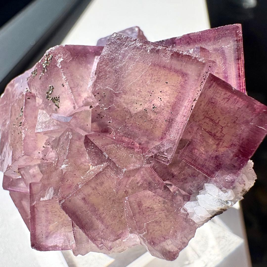 509 中国 ヤオガンシャン産 ウィンドウフローライト 満点星フローライト