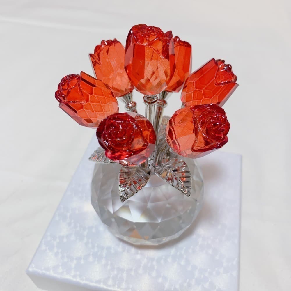 プレゼント クリスタル バラ 枯れない 花 薔薇 ギフト 結婚祝い 記念日 女性