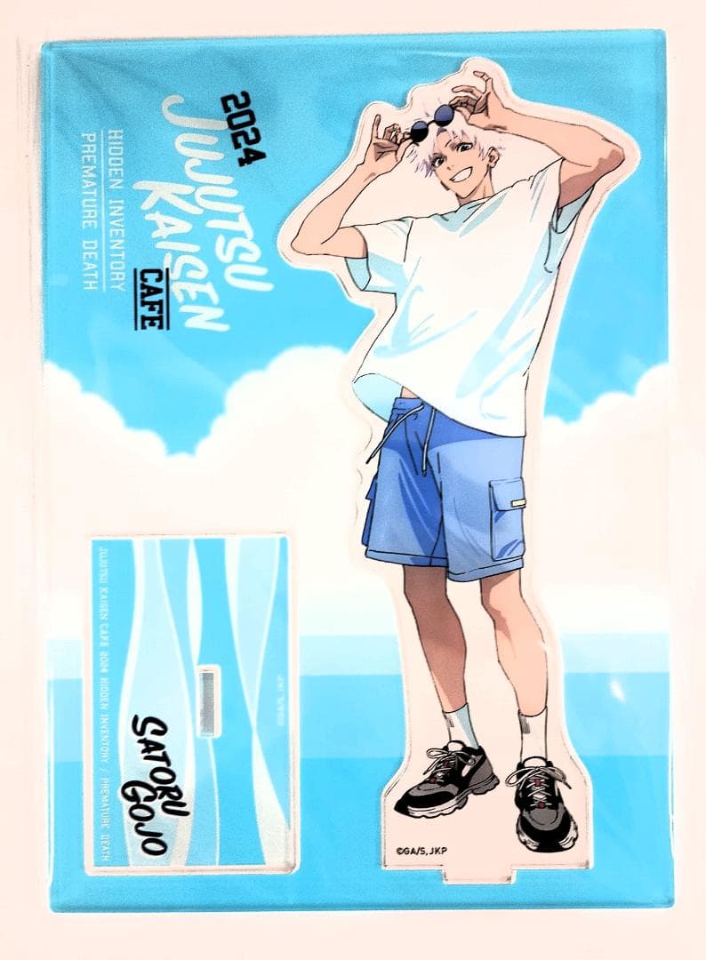 呪術廻戦Cafe2024　缶バッジ10個+五条悟アクリルスタンドセット