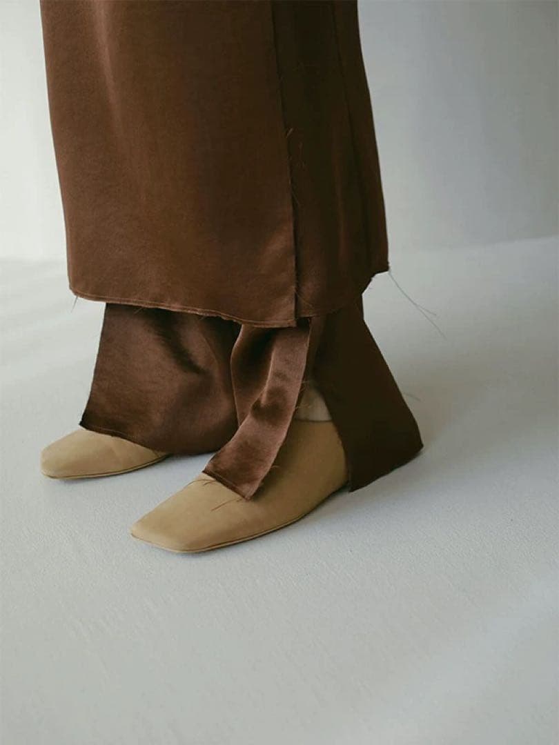 ETRE TOKYO エトレトウキョウ インヒールレザーミュール