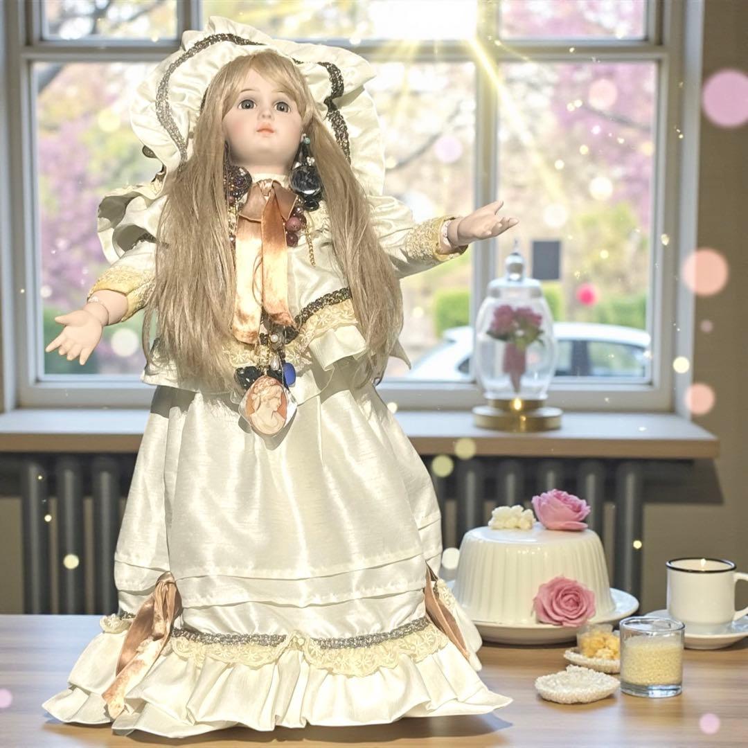 焼きみかん ウエディング ビスクドール ジュモー 幸せを運ぶ人形