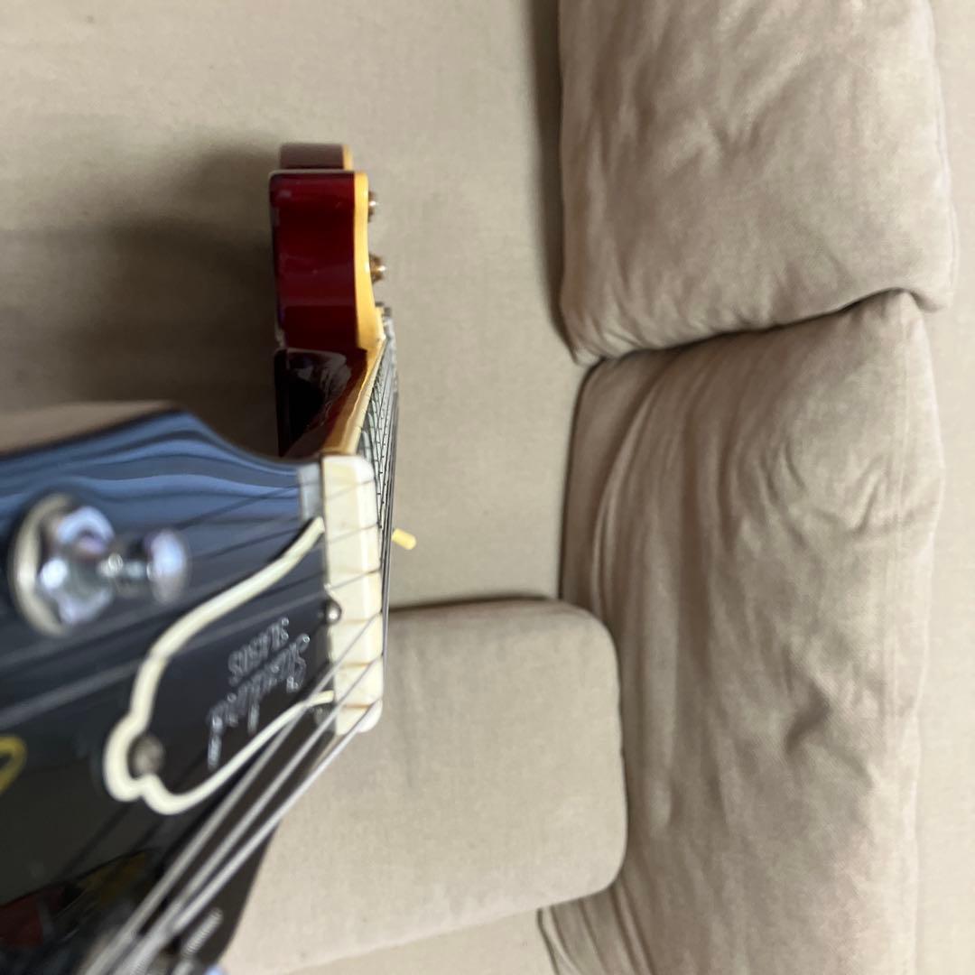 【直接引き取り限定】ヤマハSL450S レスポールタイプ ネックにトラ杢