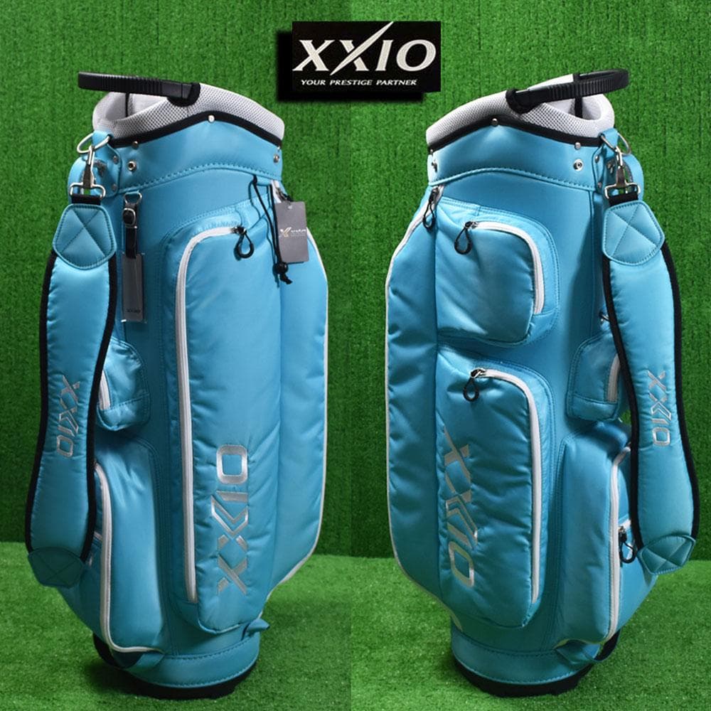 XXIO/ゼクシオ ゴルフ キャディバッグ９.５型【サックス】新品！