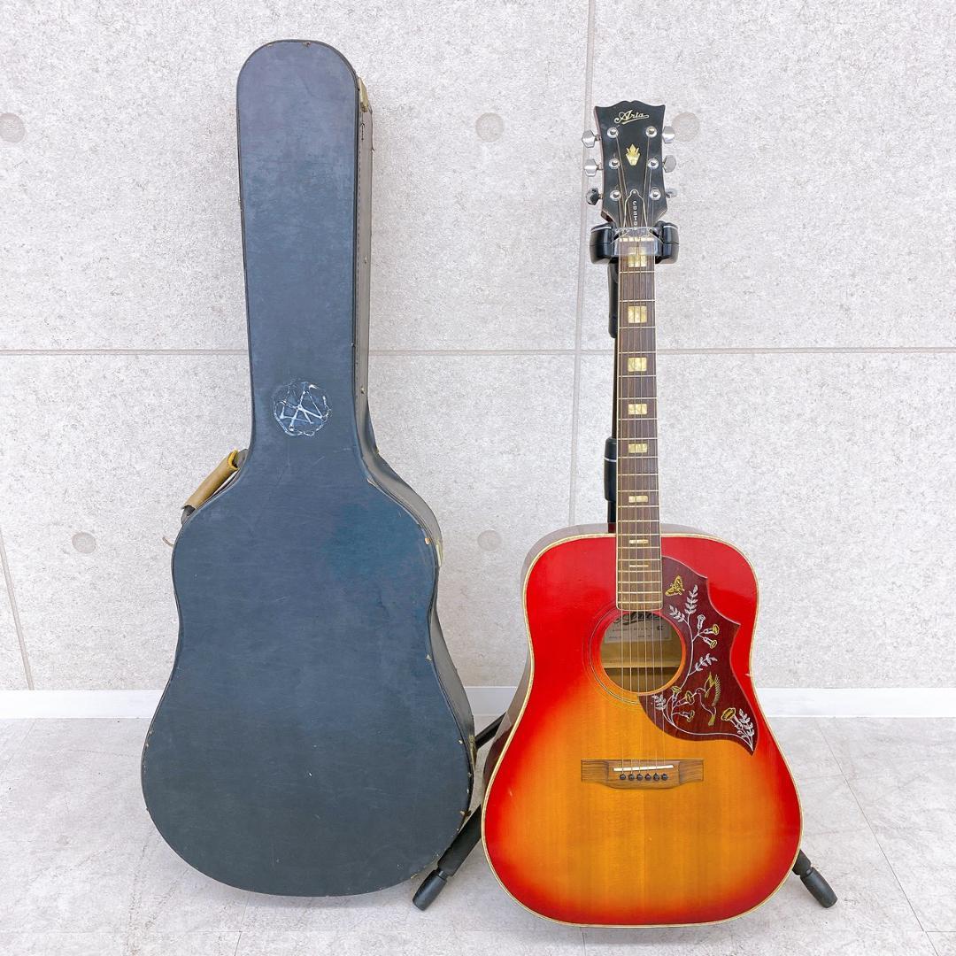 Aria WH-30 アコースティックギター ハードケース付き／日本製
