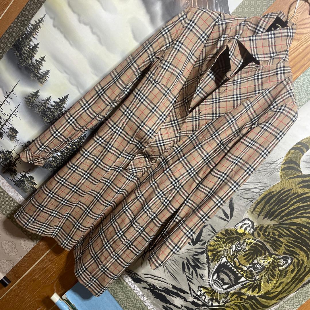 BURBERRY バーバリー　ミニワンピース　ワンピース　長袖シャツ　 M