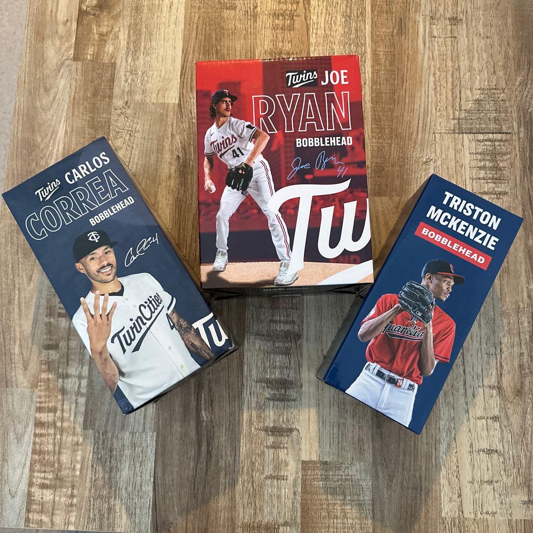 MLB ボブルヘッド 3体セット　CORREA MCKENZIE RYAN