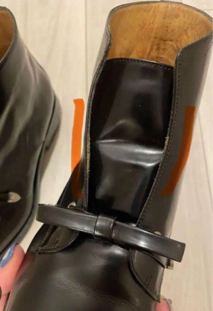 【TOGA PULLA】ウエスタンバックルリボン ショートレザーブーツ 38