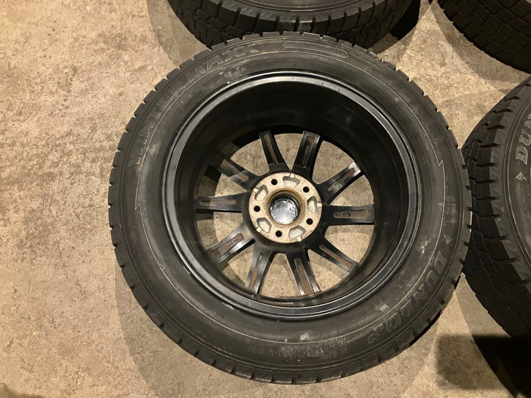 鎌ヶ谷 195/60R16 DUNLOP スタッドレス 4本 Workホイール