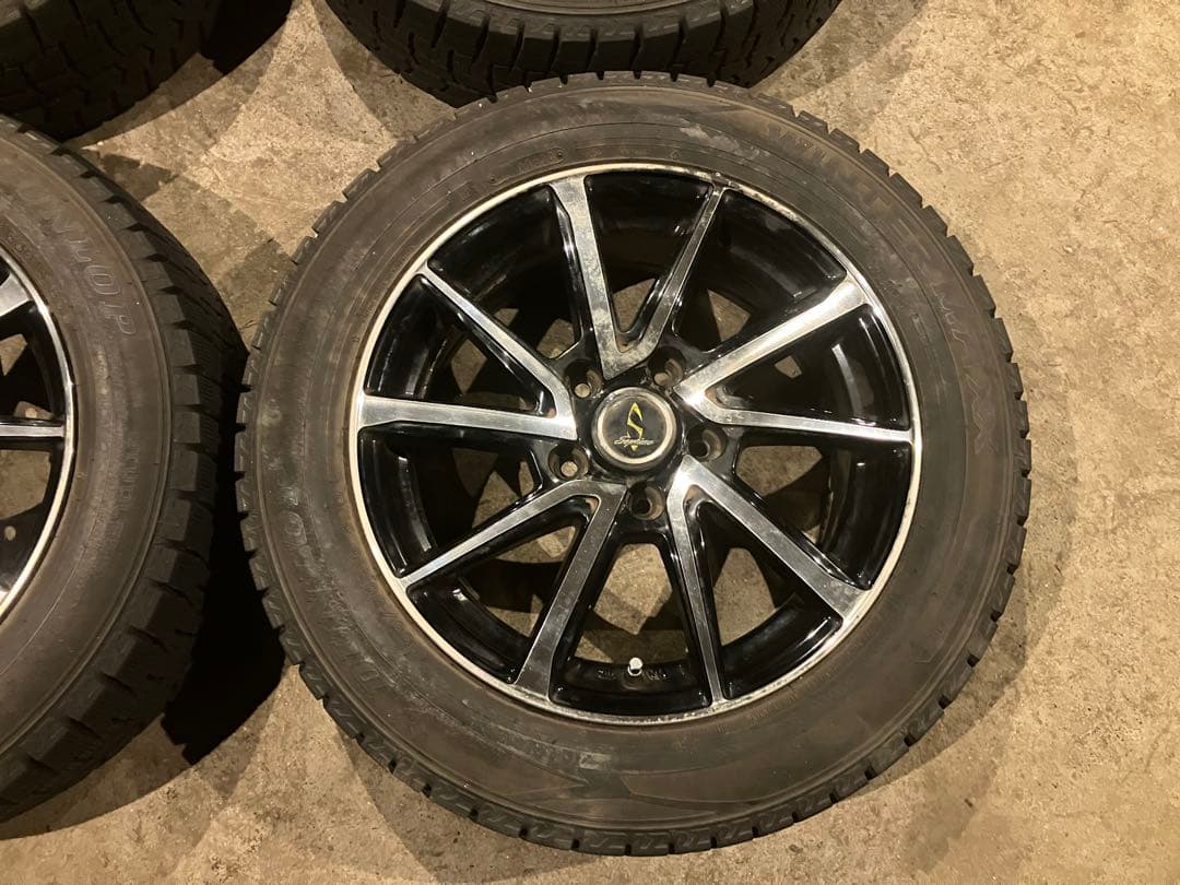 鎌ヶ谷 195/60R16 DUNLOP スタッドレス 4本 Workホイール