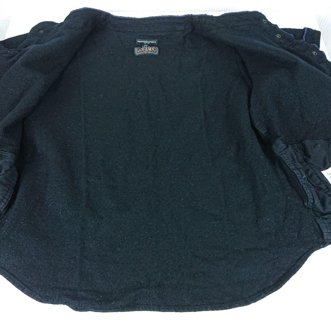 a810 エンジニアドガーメンツ× ビームス ウール ベースボールシャツ