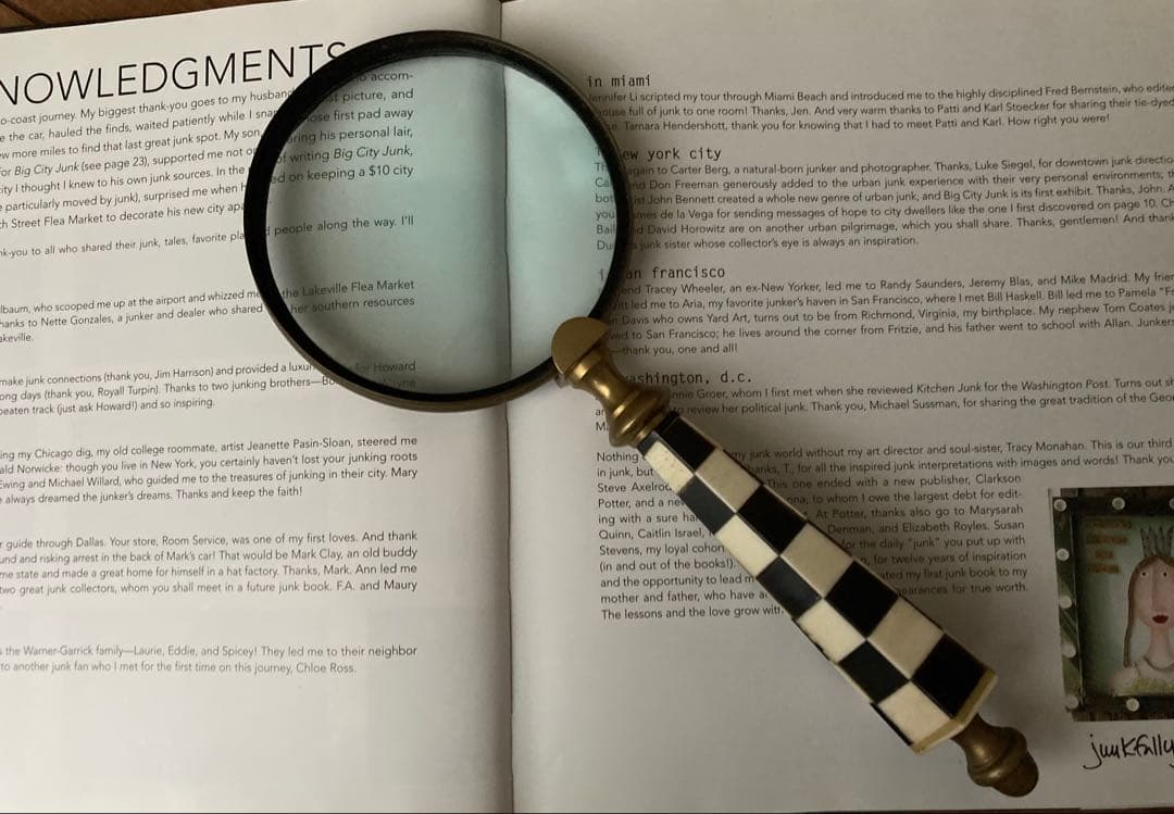 アンティーク虫眼鏡　ルーペ