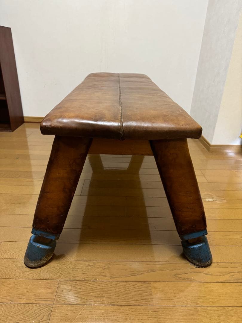 レザー フラットベンチ 高さ調整可能