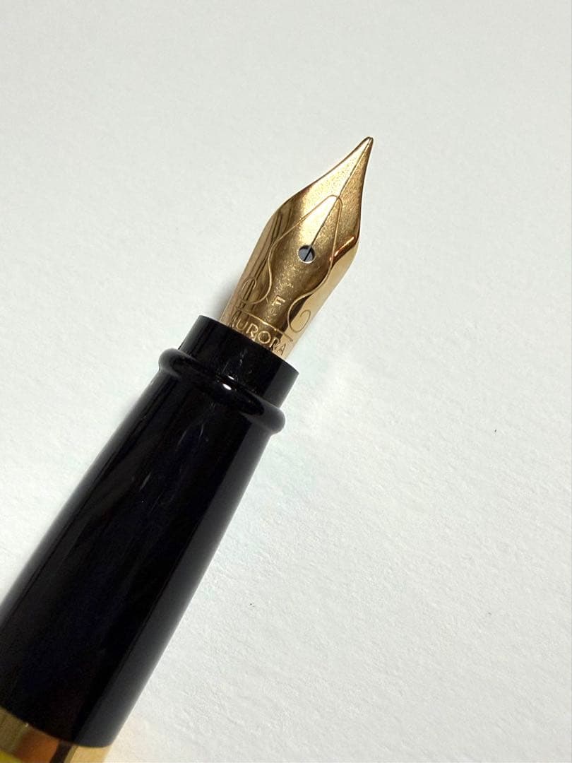 AURORA アウロラ イプシロン 万年筆 イエロー F