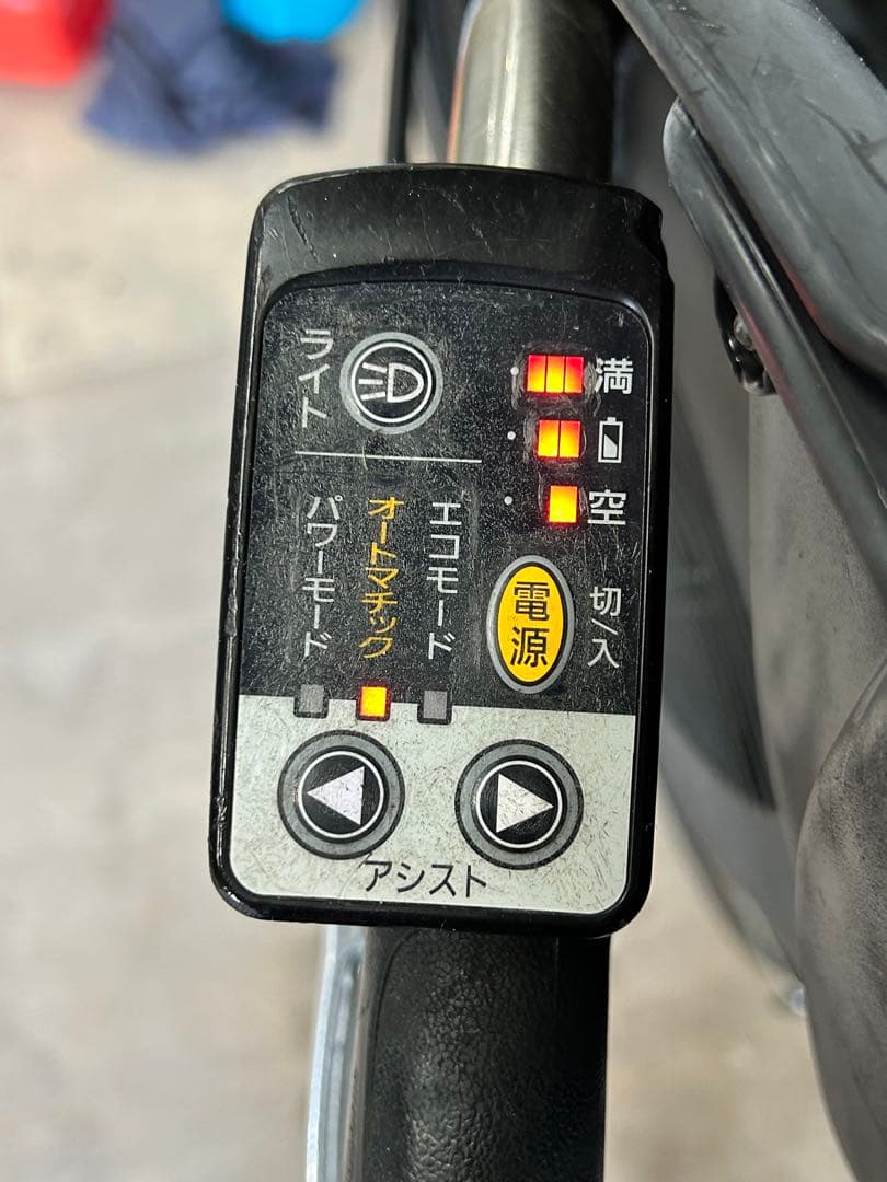 Panasonic 電動アシスト自転車 前後チャイルドシート付き ブラック