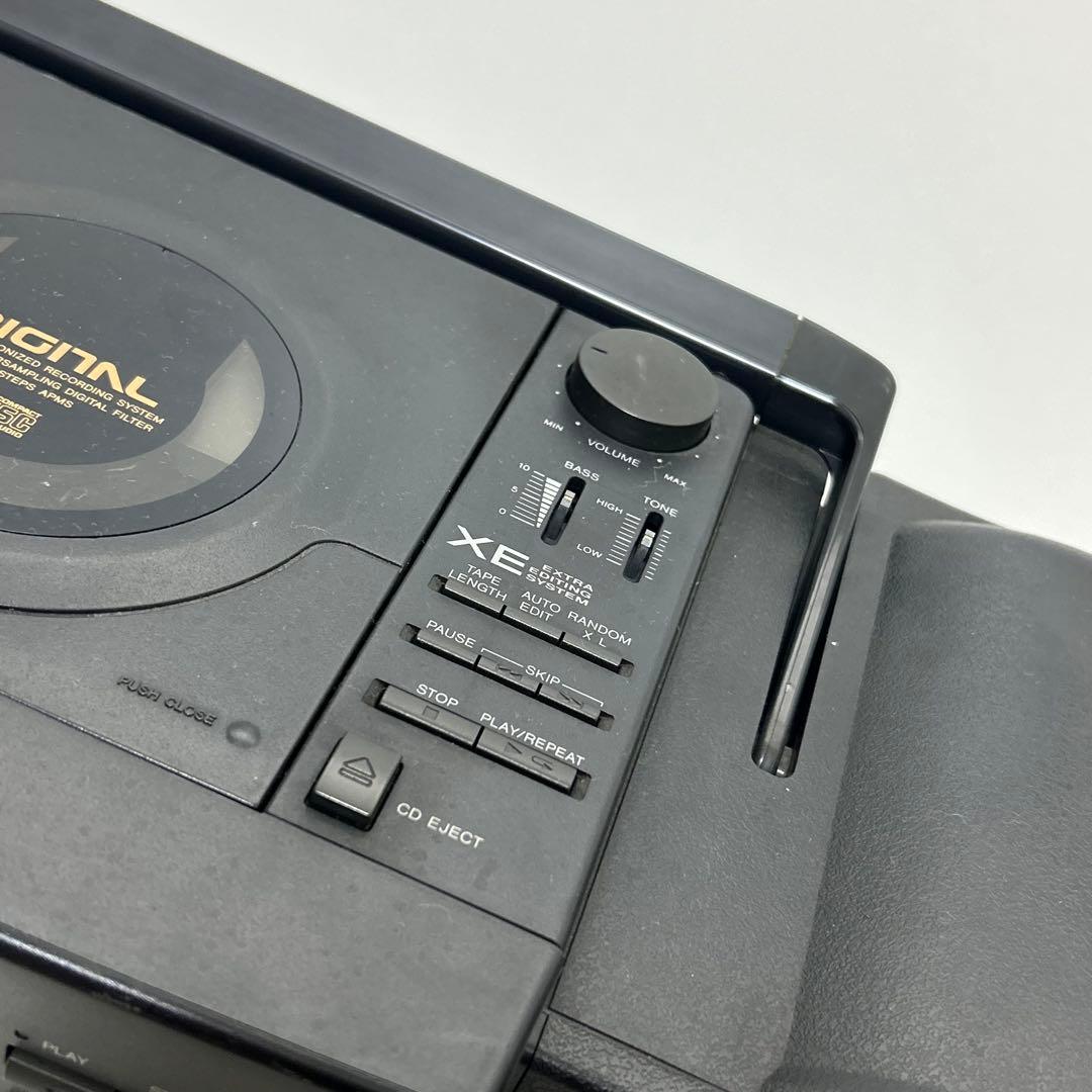 【再生ok】SHARP QT-77CD コンパクトディスク ダブルカセット