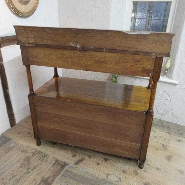 イギリス アンティーク 家具 1921年 サイドボード ダムウェイター 6173