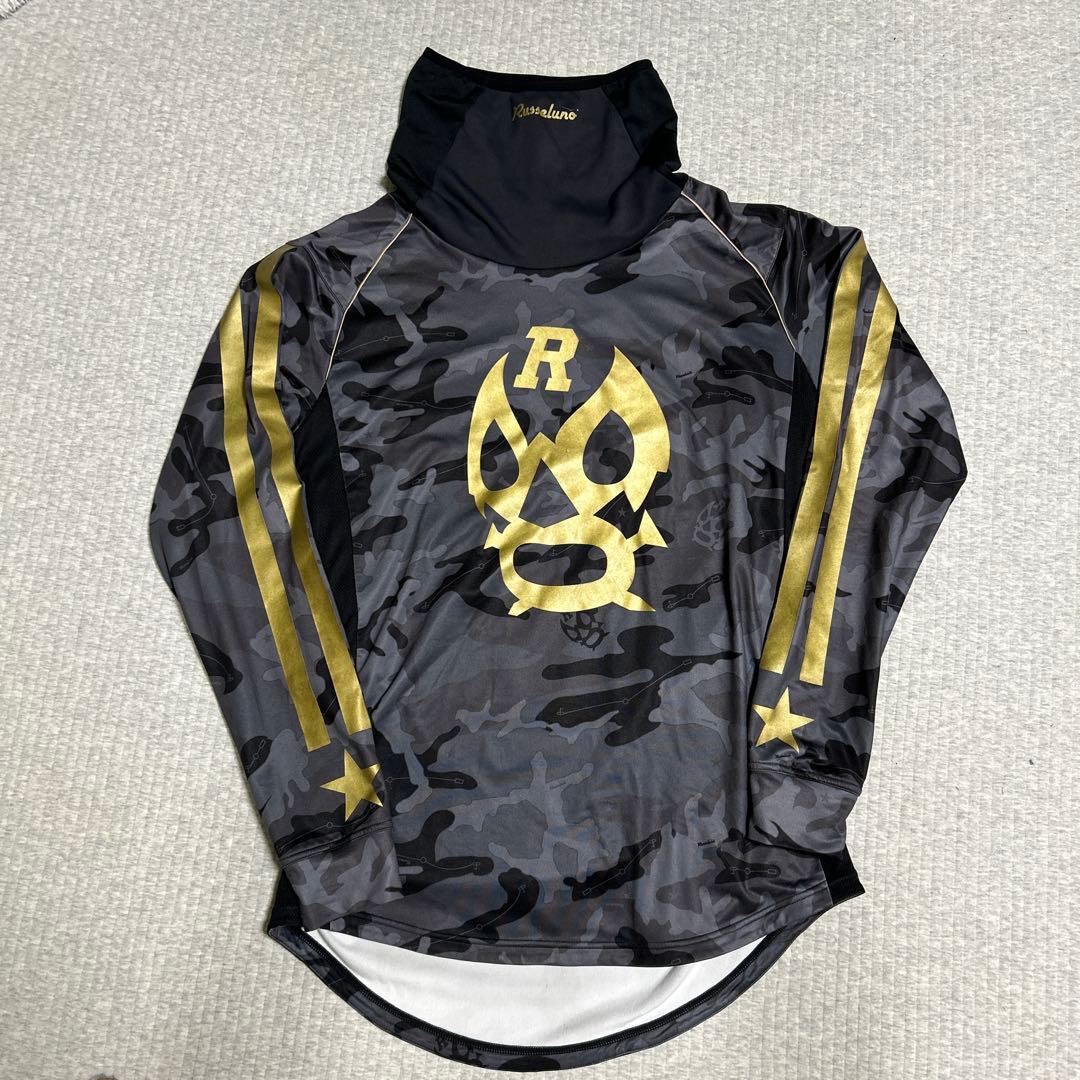 Russelno 迷彩柄 ハイネックシャツ メンズウェア