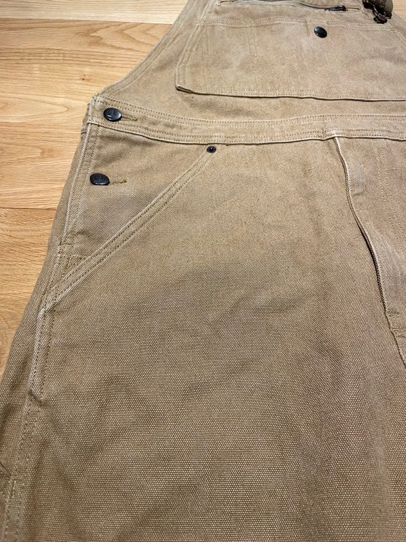 パタゴニア ヘンプ ブラウンオーバーオール・つなぎ 34 ヘンプ