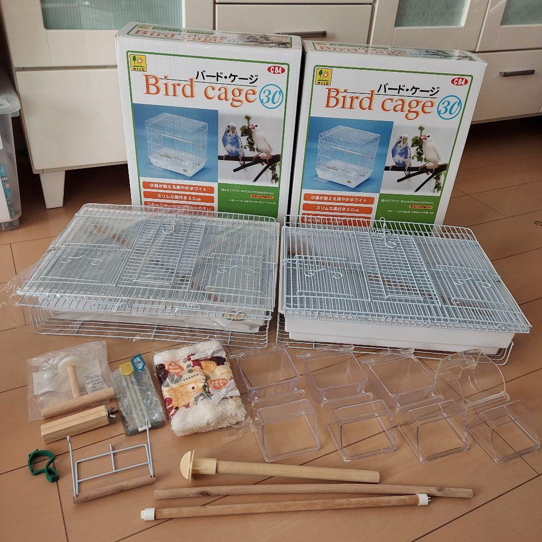 鳥かご 美品 サンコー バードケージ30 ２点セット 三晃商会 SANKO