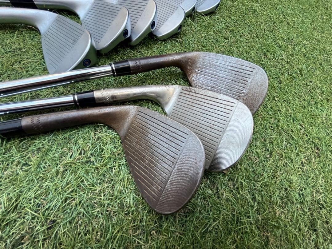 『最後の値下げ』カスタム フルセット！ワンレングスアイアン13本＋予備シャフト