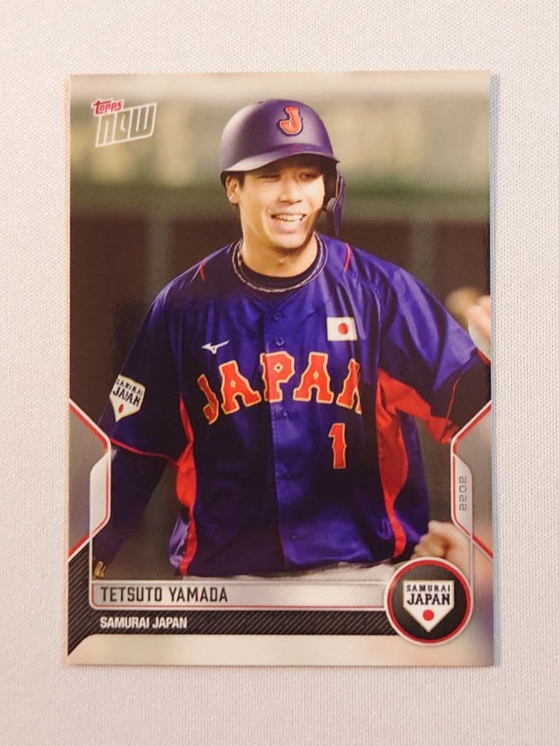 山田哲人 東京ヤクルトスワローズ 侍ジャパン topps now トップスナウ