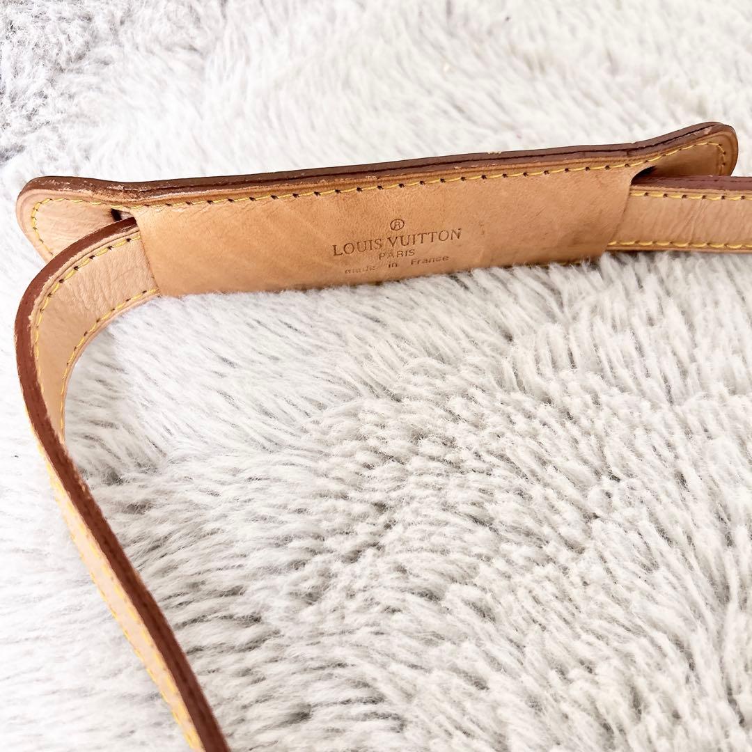 【LOUIS VUITTON】 ルイヴィトン ショルダーストラップ ヌメ革