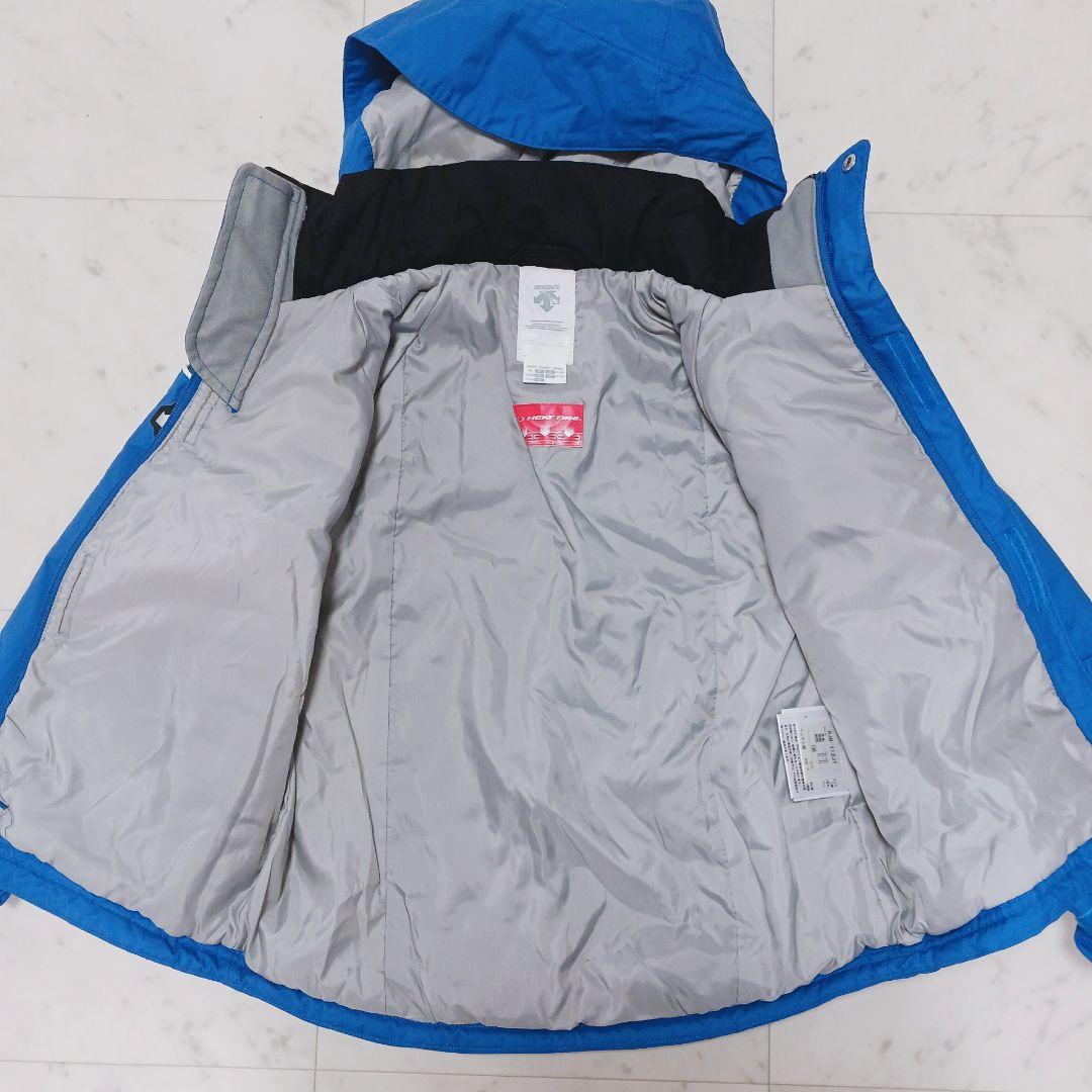 DESCENTE　ヒートナビ　スキーウェア　130 スノボ 上下 ロゴ