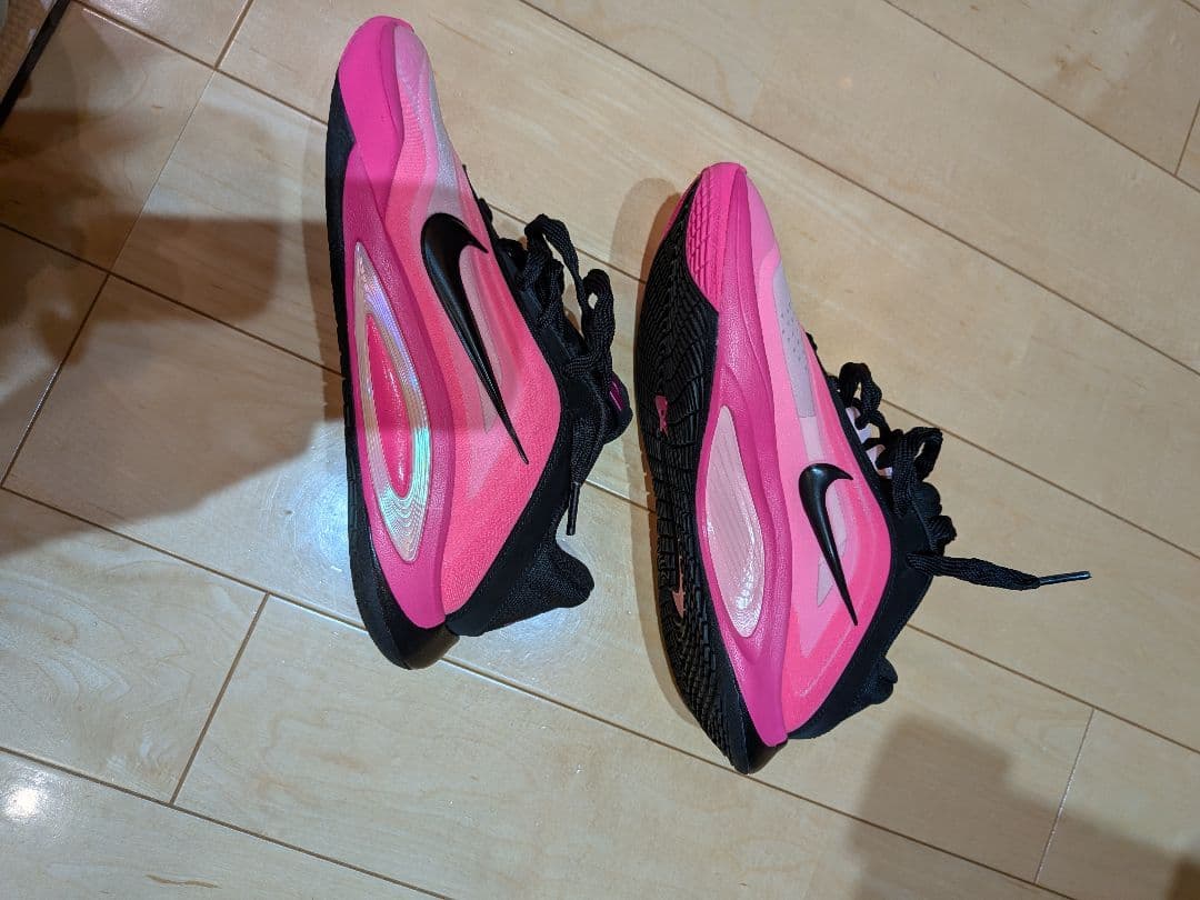 Nike A'ONE EPブラック/ハイパーピンク　23cm