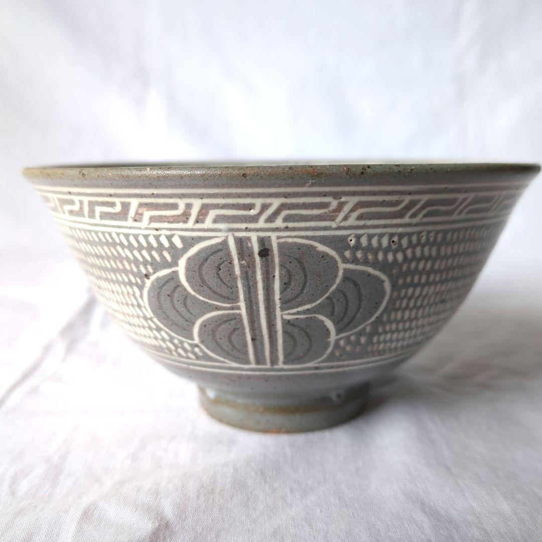 三島茶盌　駕洛窯　楽山