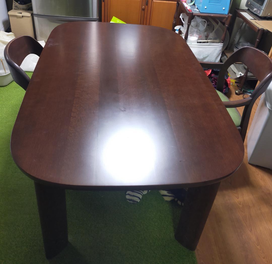 シラカワムンク　ダイニングテーブル✙チェア２脚