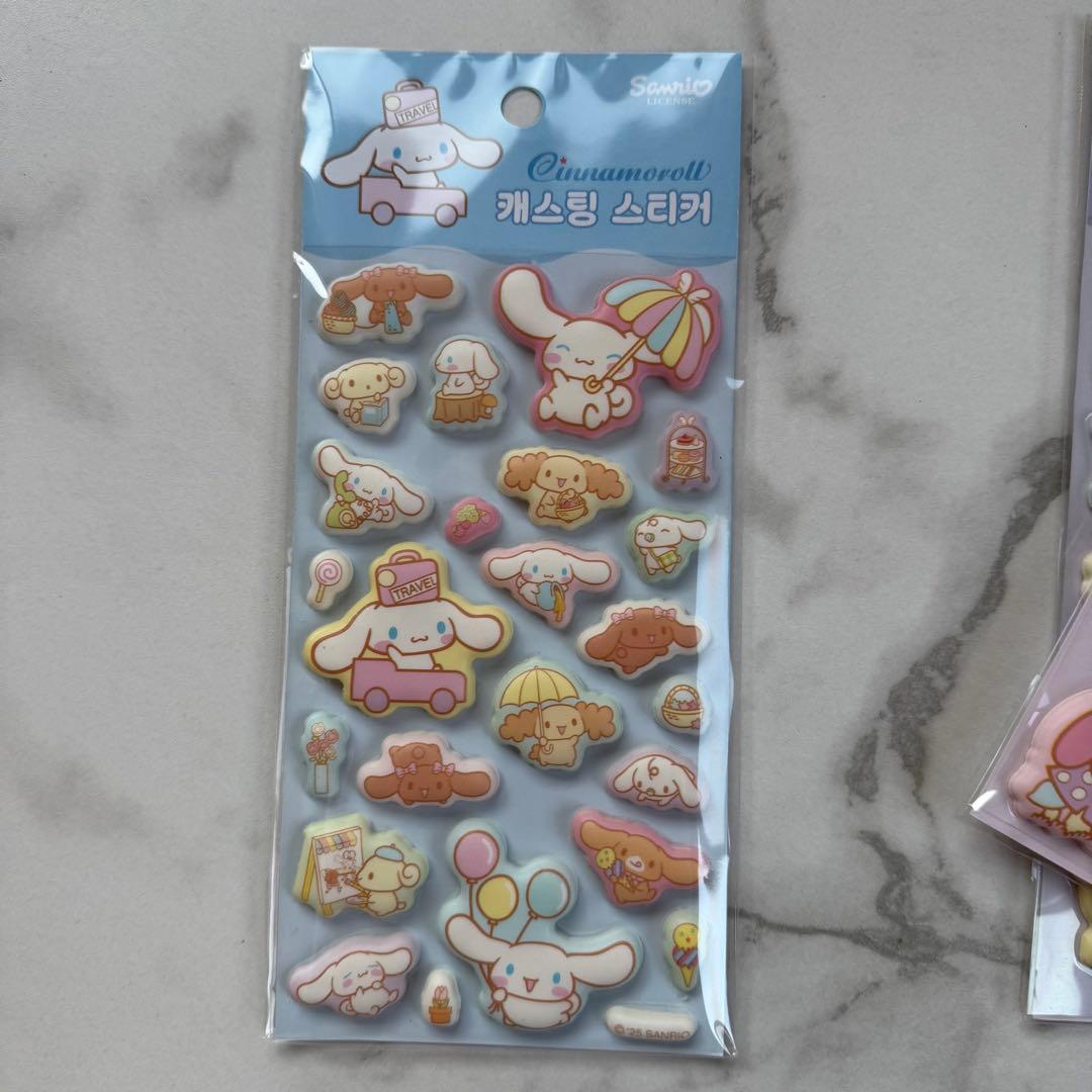 シール　サンリオ　ポケモン　セット　ぷくぷく　ボンボンシール