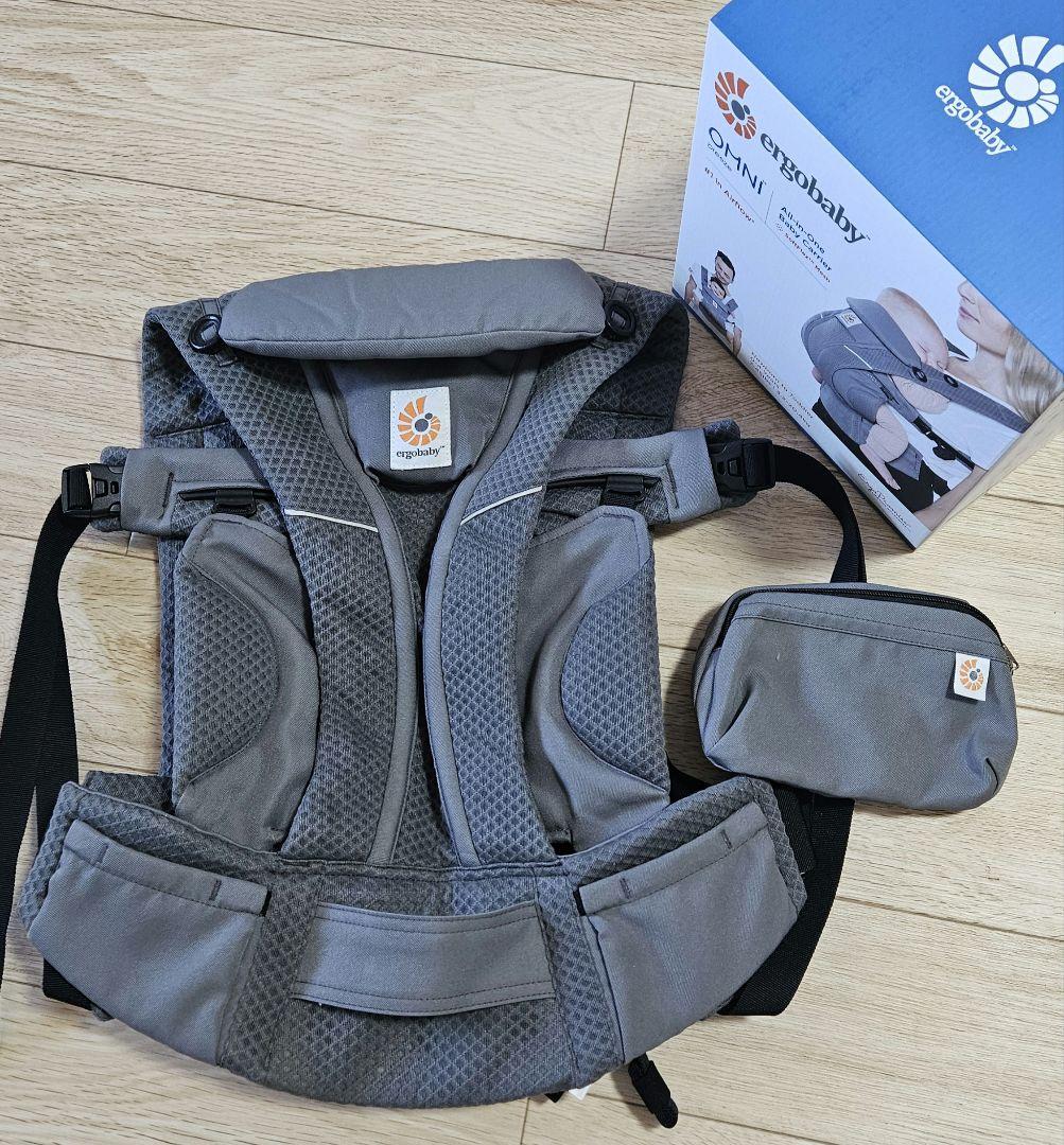 エルゴ　オムニブリーズ　抱っこ紐 グレー