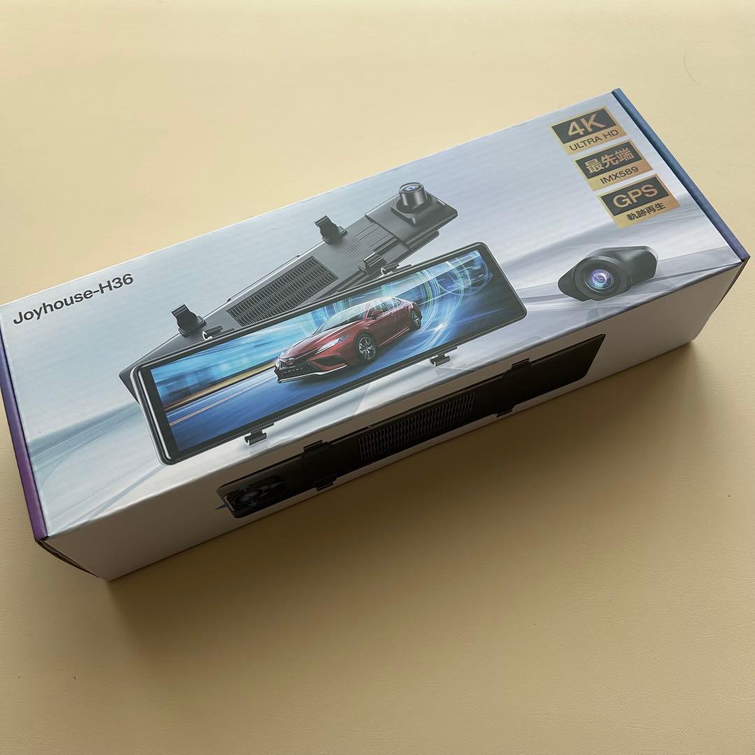 ドライブレコーダー ミラー型 4K高画質12インチIPS大画面&64GB