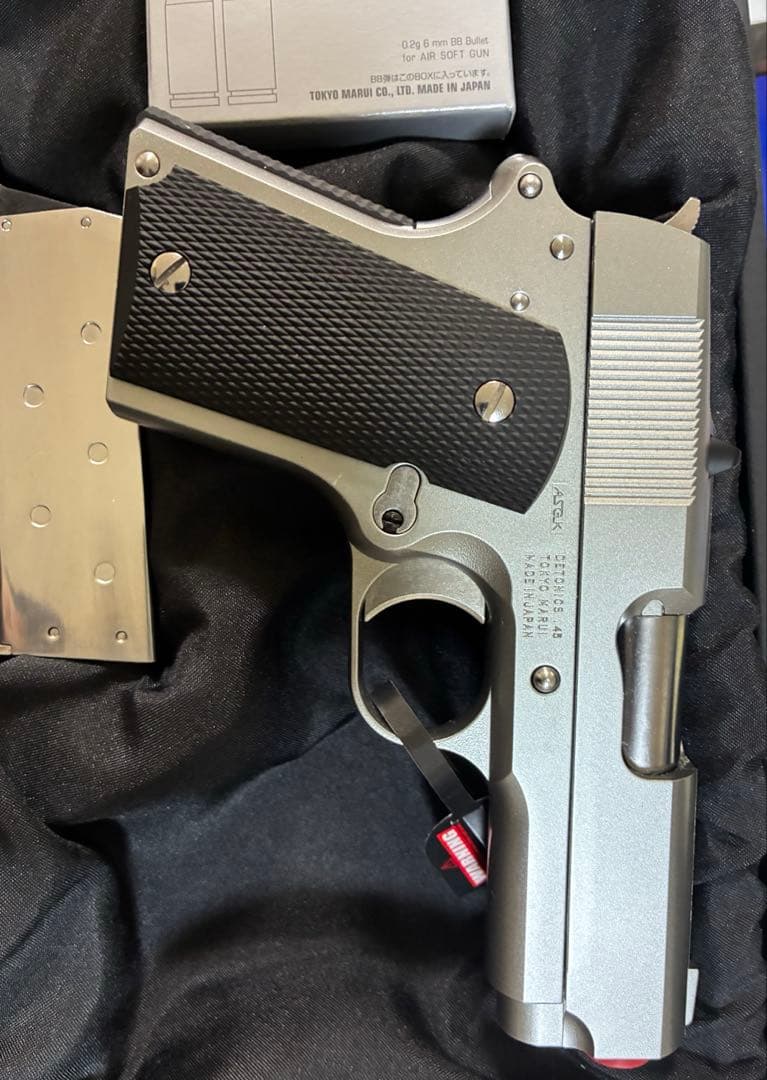 【東京マルイ】デトニクス45 コンバットマスター　ステンレスモデル　ガスブロ