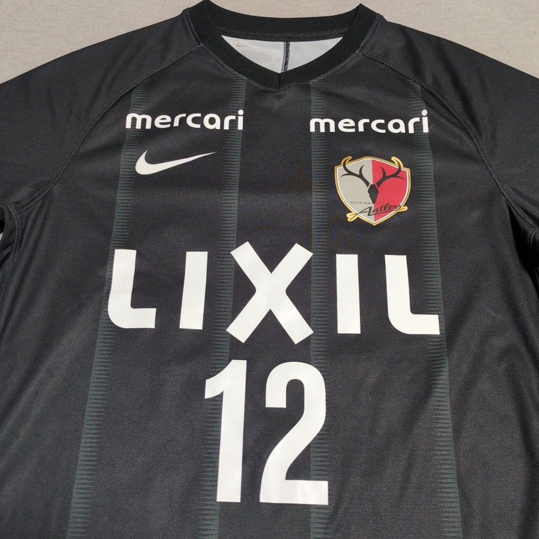 鹿島アントラーズ 2018トレーニングマッチ用 ユニフォーム 黒 L 12番