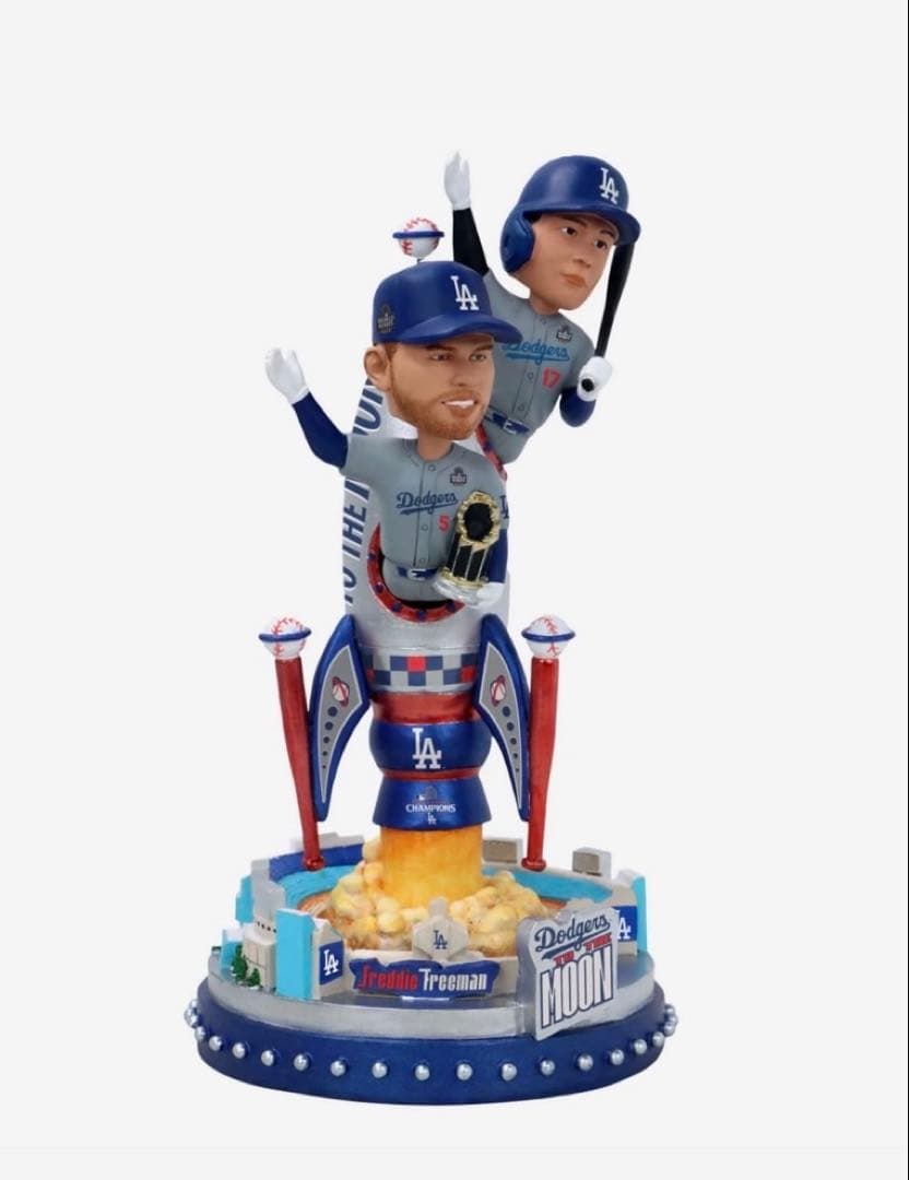 【大谷翔平&フリーマン】2024年ワールドシリーズチャンピオン記念ボブルヘッド