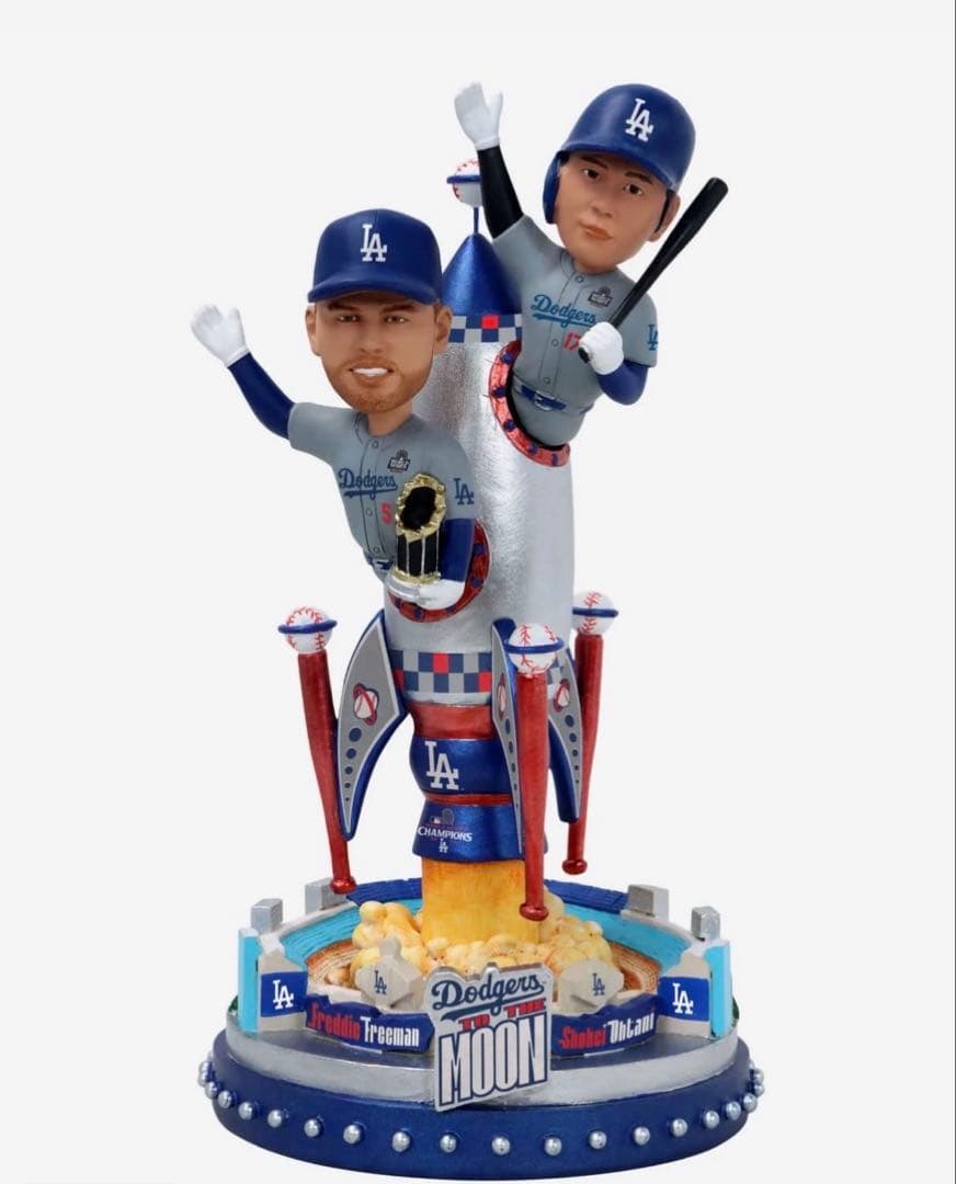 【大谷翔平&フリーマン】2024年ワールドシリーズチャンピオン記念ボブルヘッド