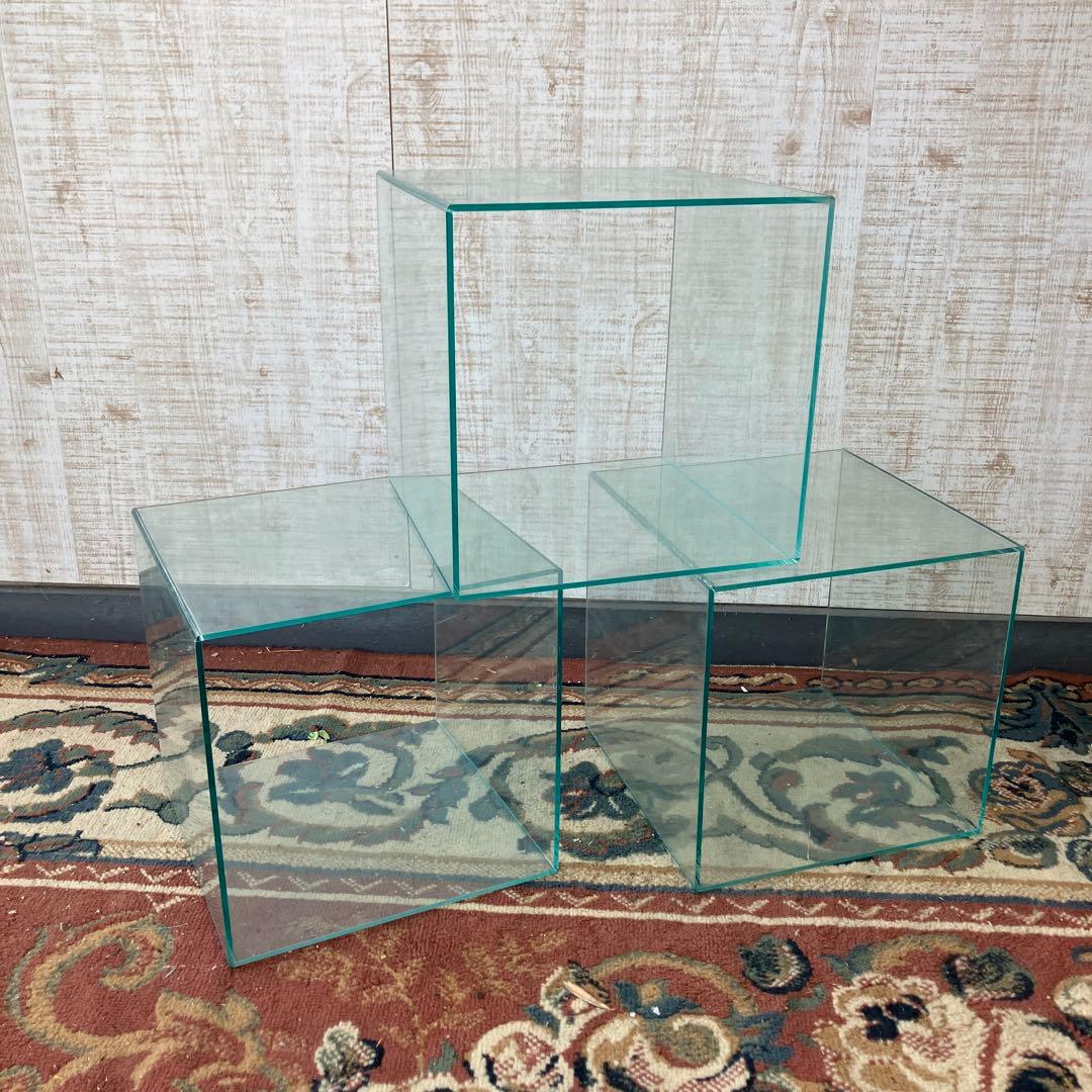 立方体収納 アクリルショーケース 3点セット 飾り棚 ディスプレイラック