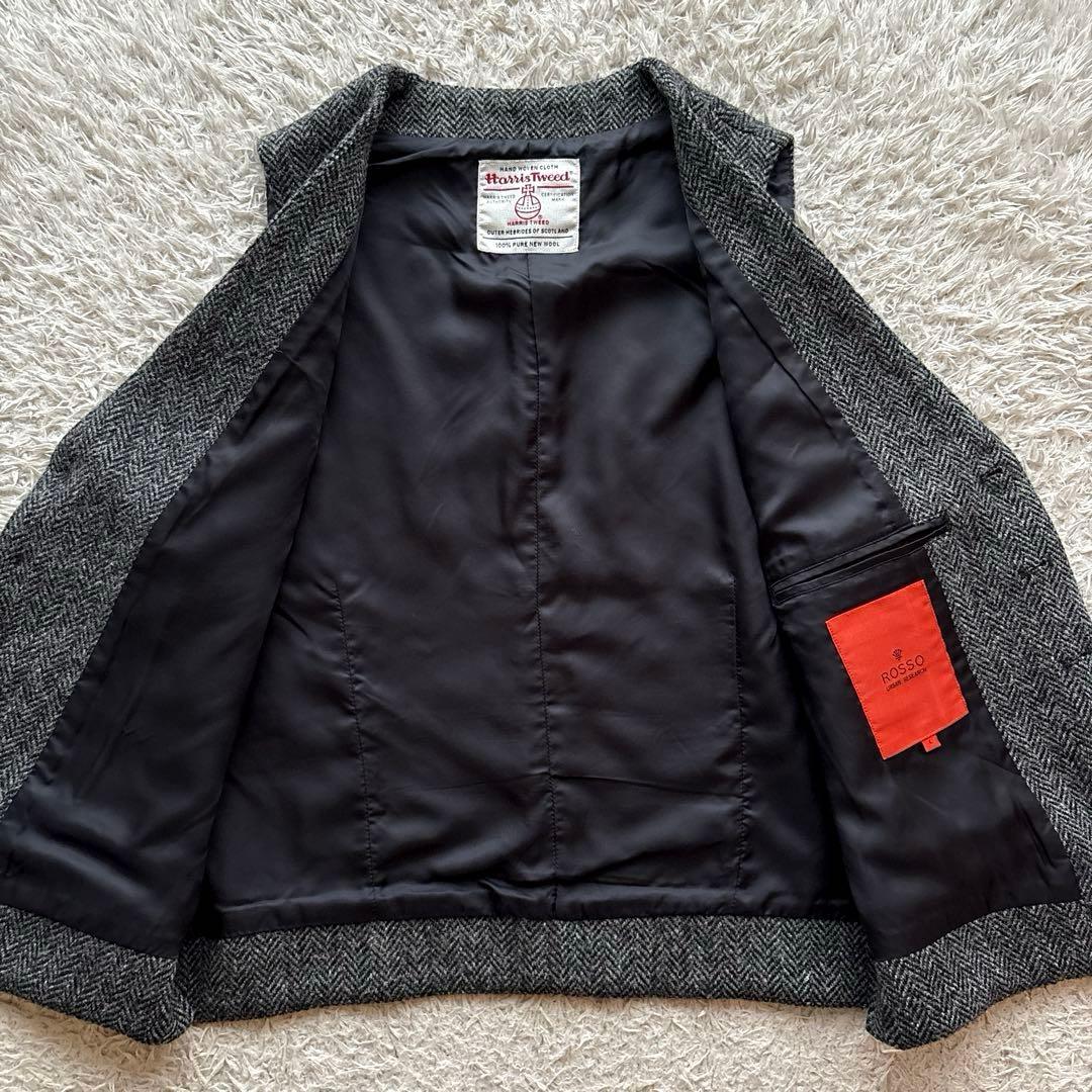 ハリスツイード ★美品★ アーバンリサーチ ROSSO ベスト ヘリンボーン L